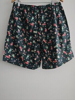 The Children's Place Mens Christmas Print Flannel Pajama Shorts Size L NWT